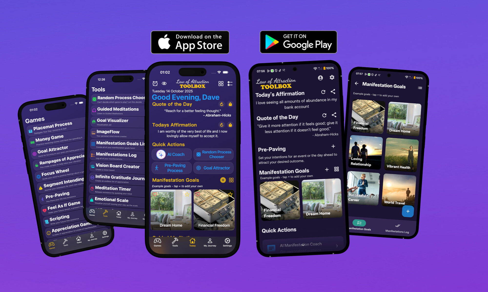 Best Law of Attraction App Android & iOS (iPhone/iPad)